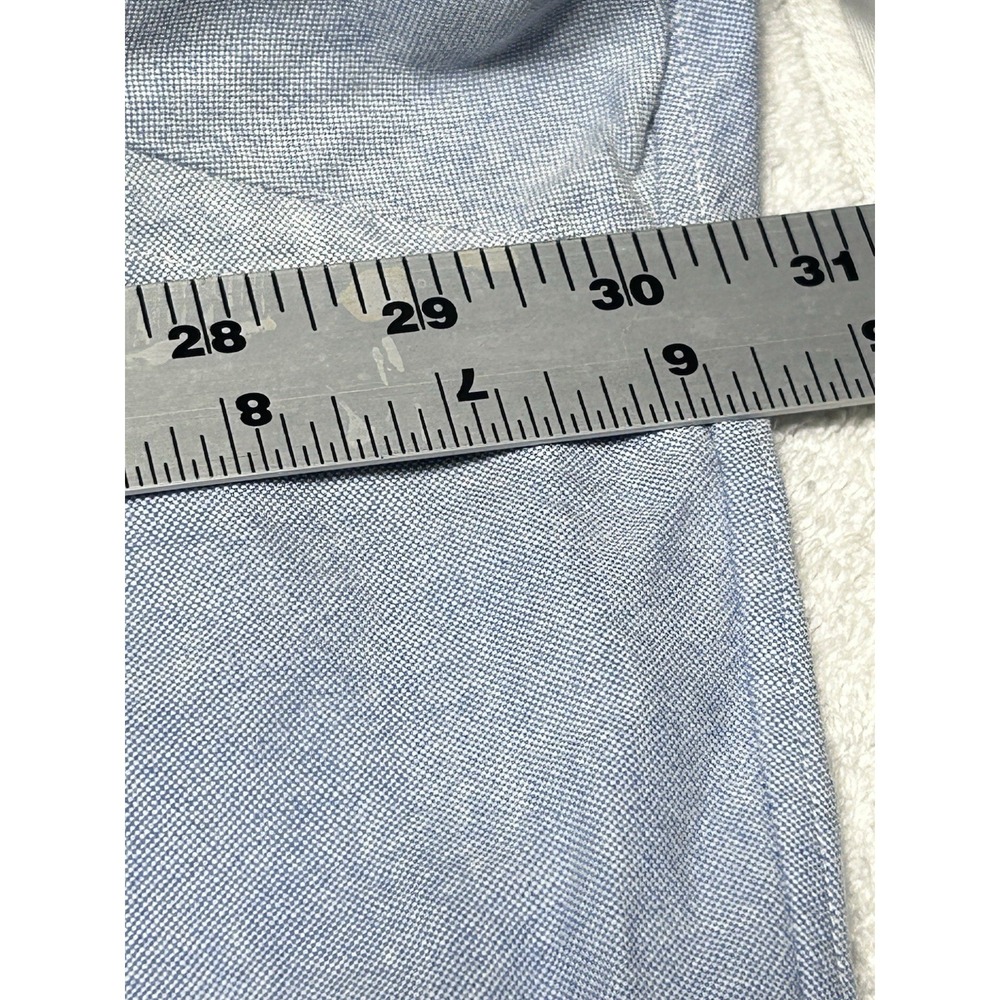 Ralph Lauren Mens 3XLT Light Blue Button Down Long Sleeve Shirt  Classic Fit - Picture 7 of 9